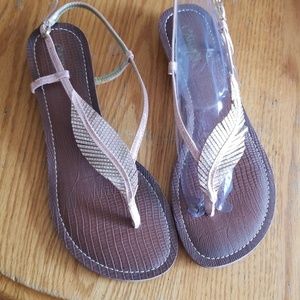 Carlos Santana Tandy feather sandals